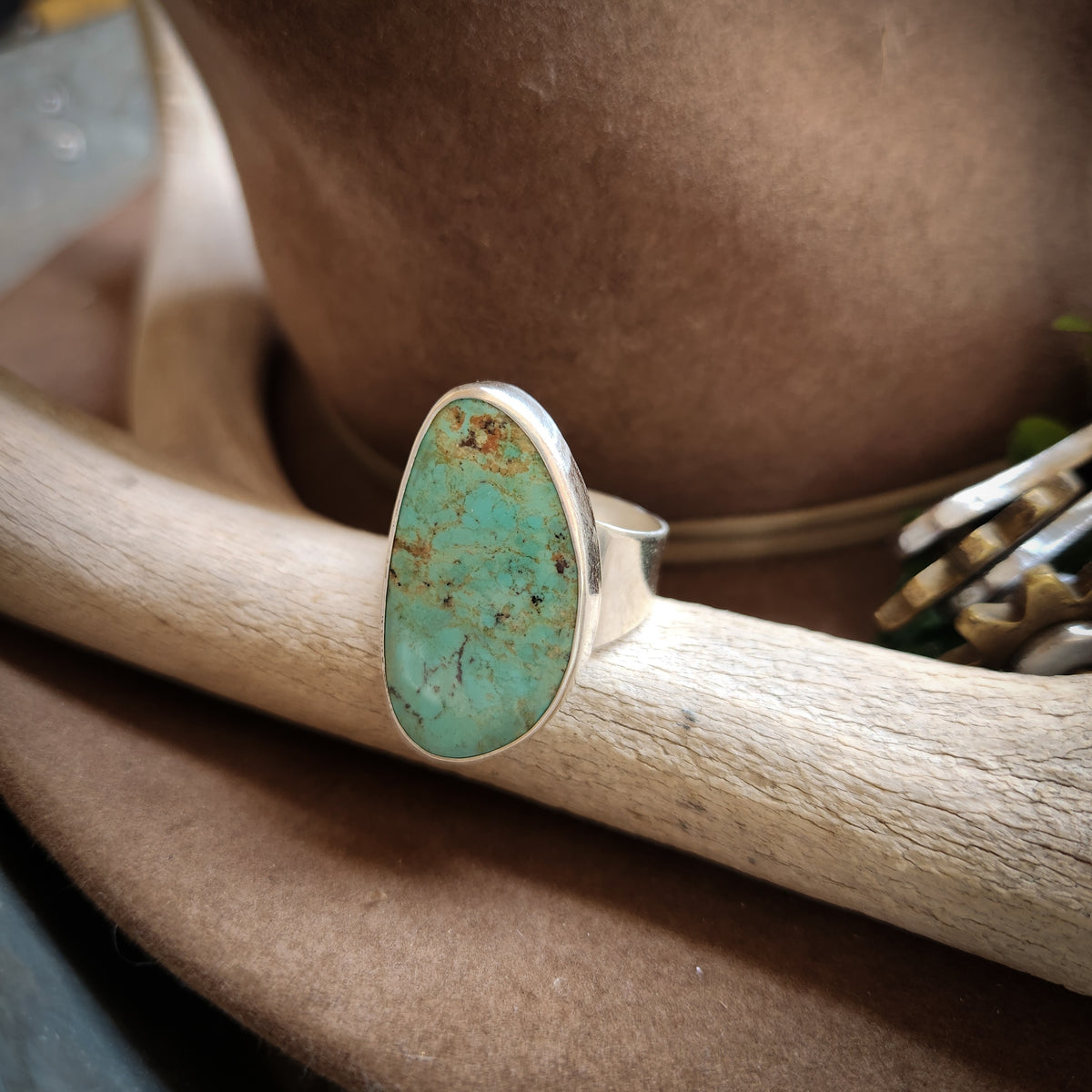 Turquoise Ring SZ 12.75
