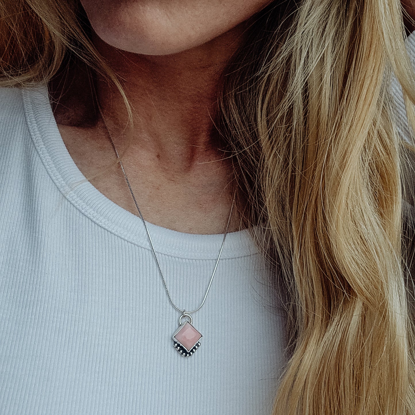 Pink Conch Necklace