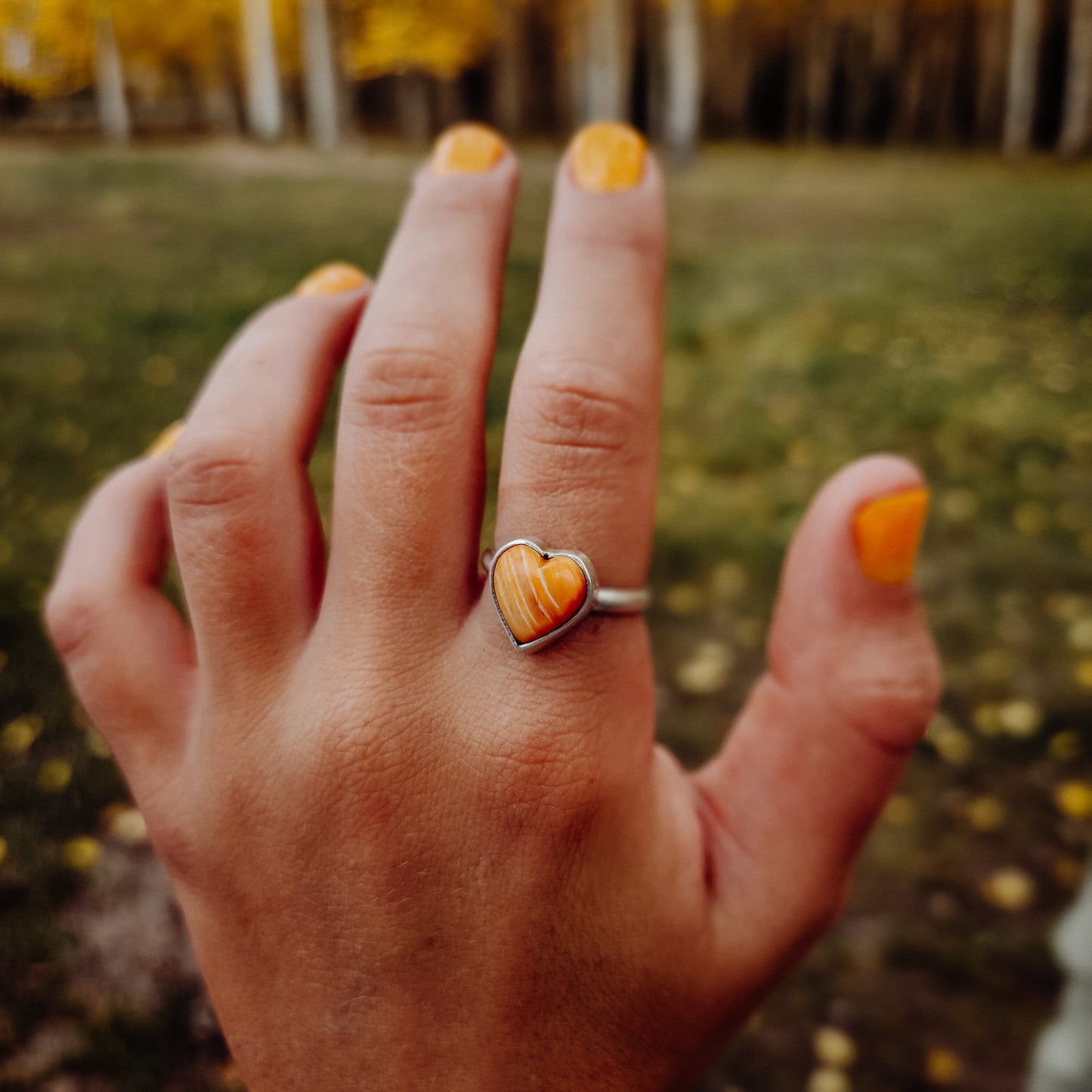 Spiny Oyster Heart Ring (Multiple sizes)