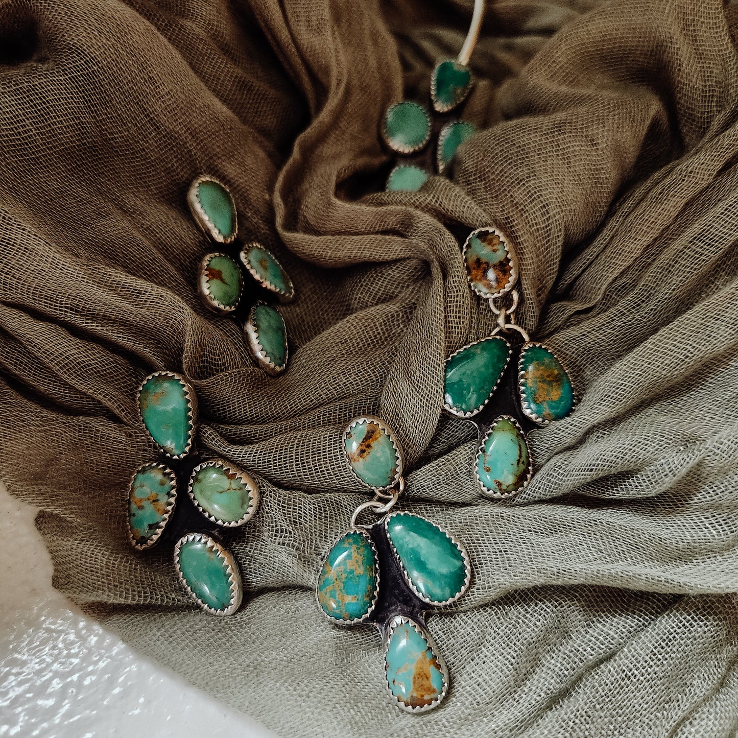 Prairie Bloom Turquoise Earrings