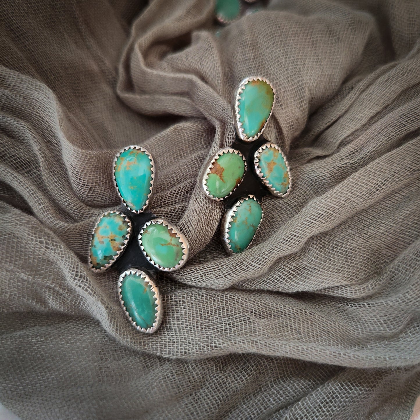 Desert Bloom Turquoise Earrings