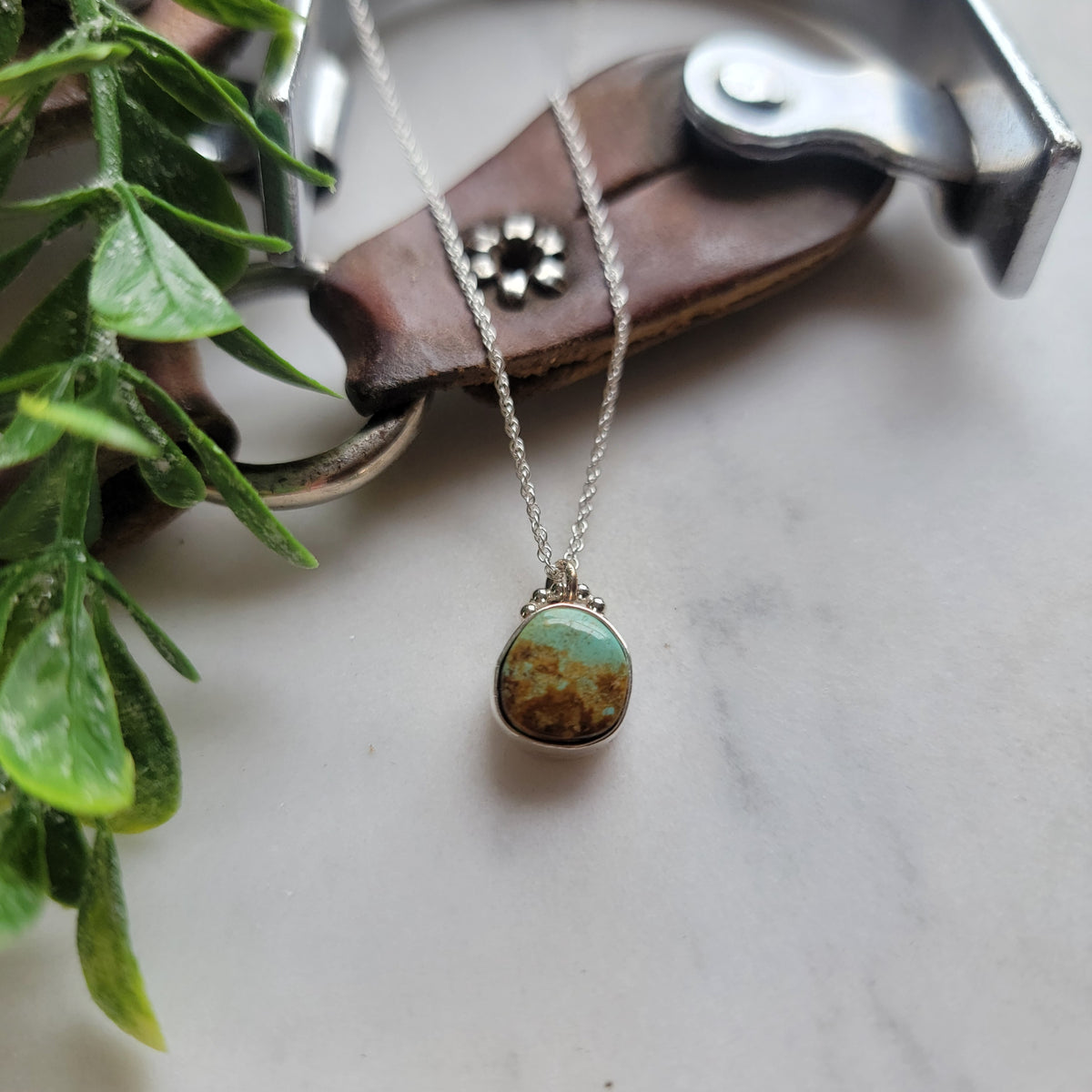 Turquoise Charm Necklace