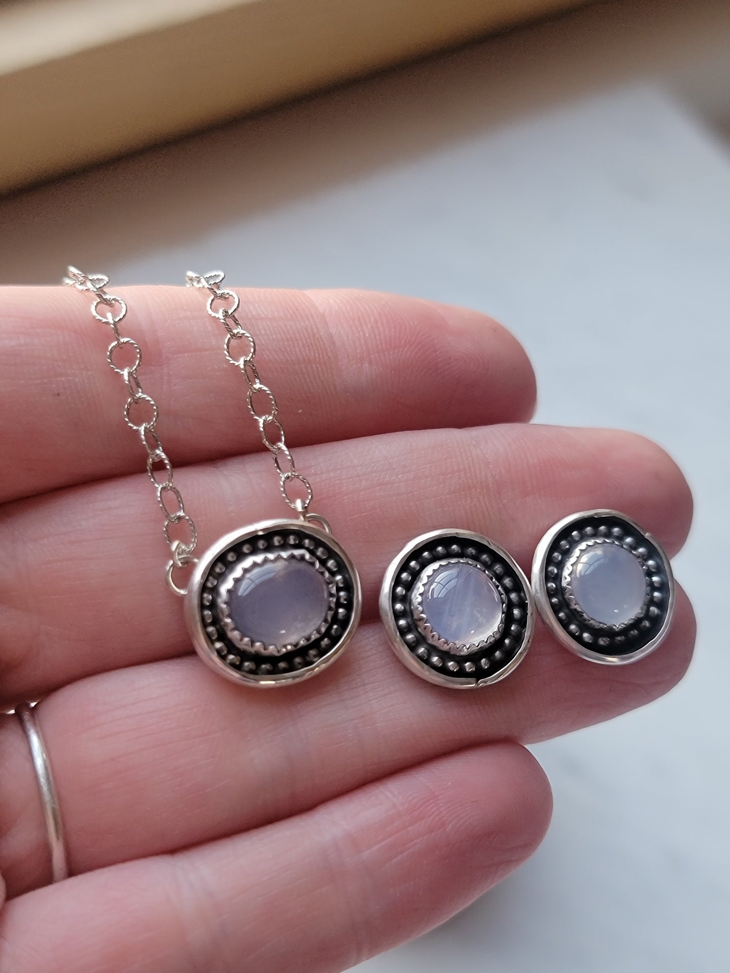 Lavender Moon Necklace